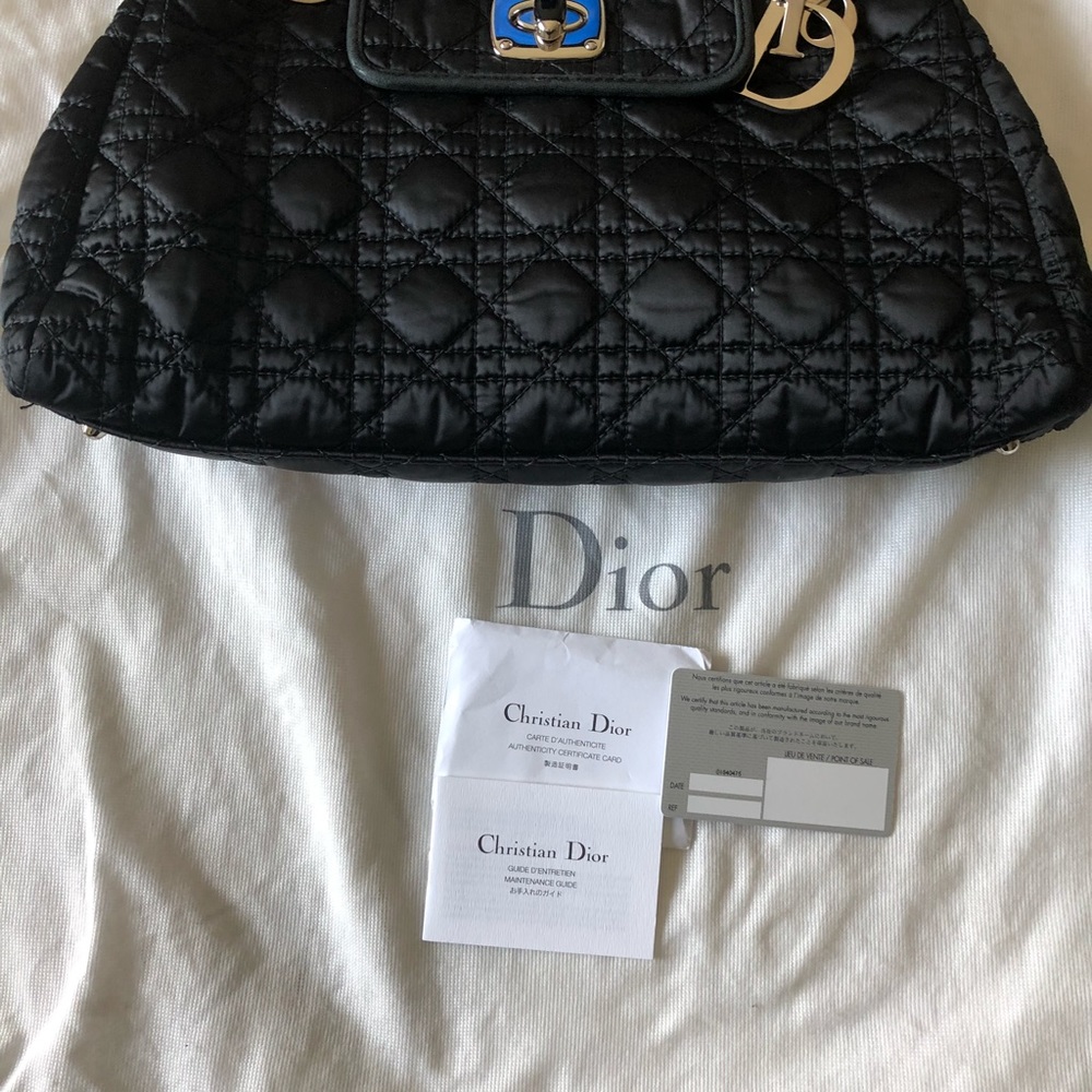 Authentic Vintage Quilted Nylon Dior Bag